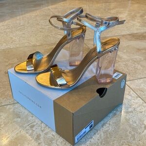 Macy’s Call It Spring Size 9 Ankle Strap 4 1/2” Heels.